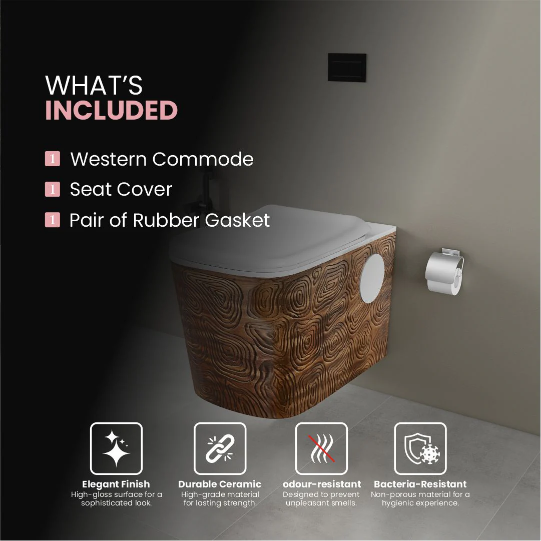 Designer Western Commode (Moon WH 30) - Image 5