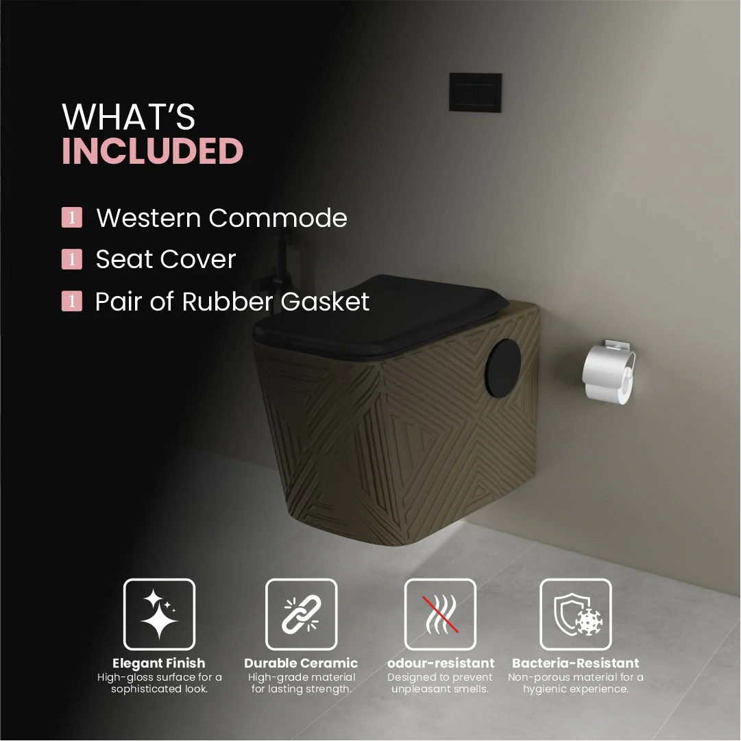 Designer Western Commode (Moon WH 33) - Image 5