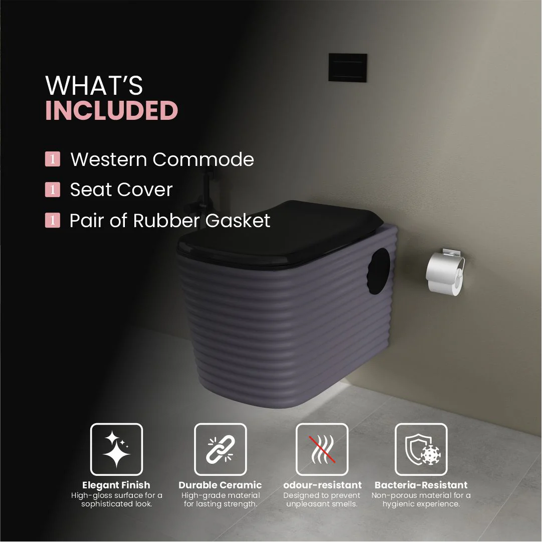 Designer Western Commode (Moon WH 35) - Image 5