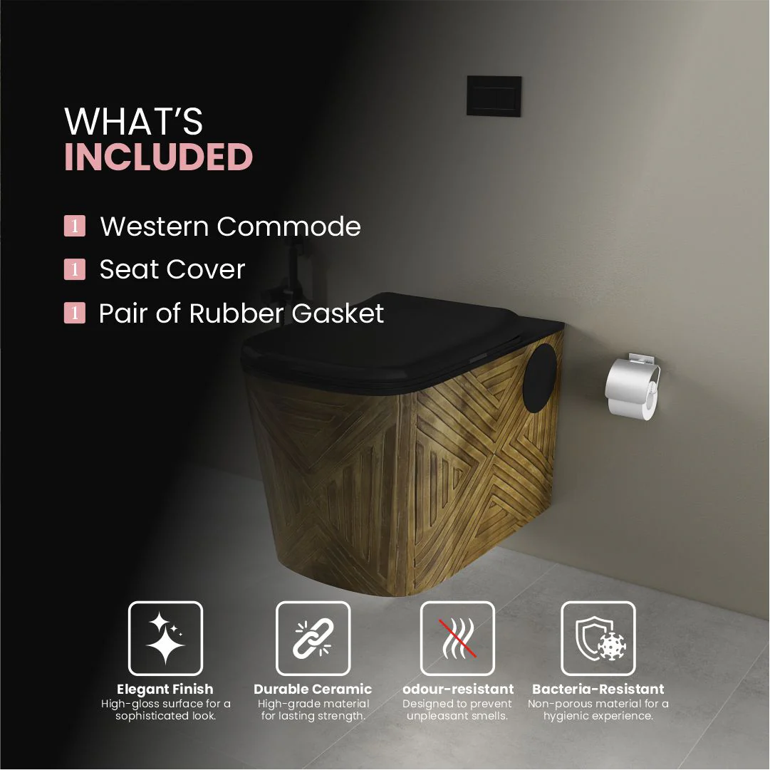 Designer Western Commode (Moon WH 36) - Image 5