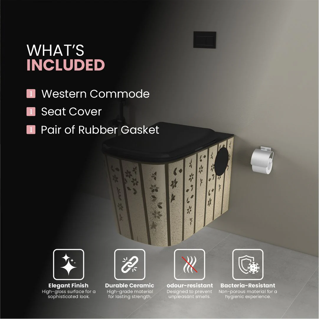 Designer Western Commode (Moon WH 39) - Image 5