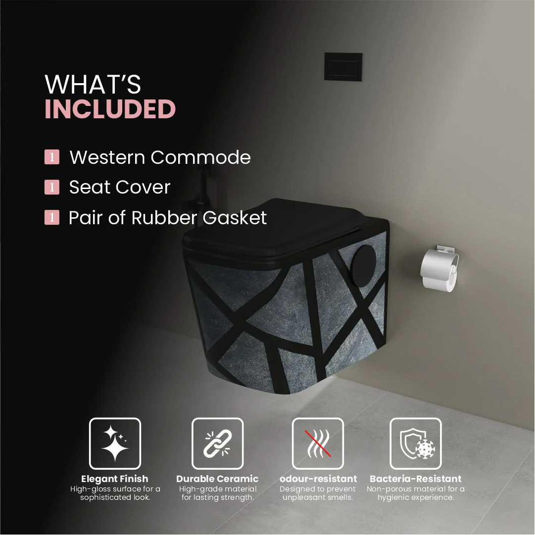 Designer Western Commode (Moon WH 44) - Image 5