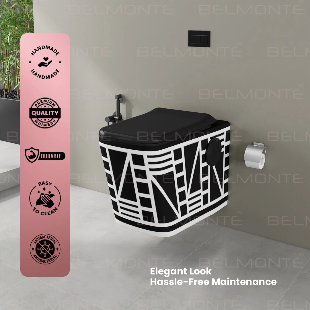 Designer Western Commode (Moon WH 45) - Image 6
