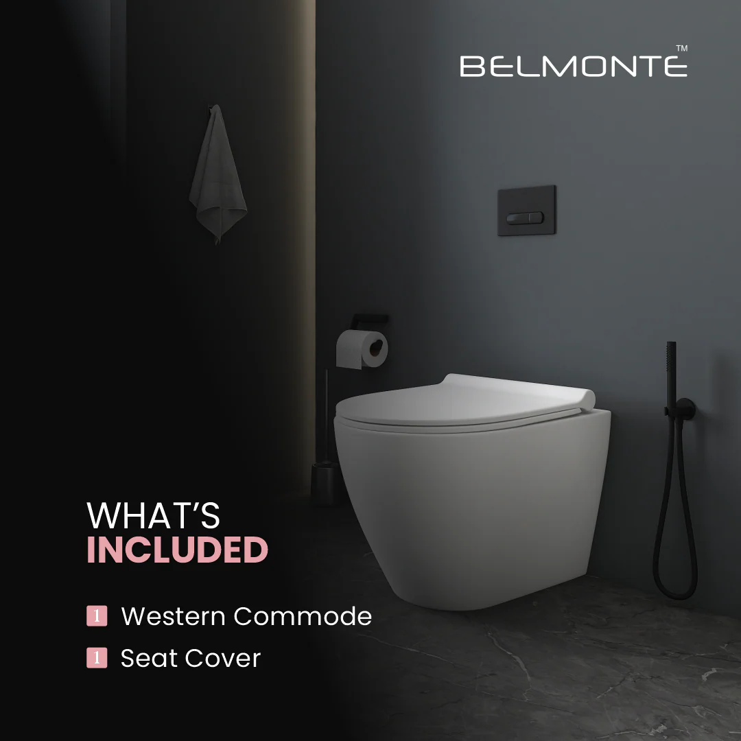 Floor Mounted Western Toilet (EWC Eddy) - Image 3