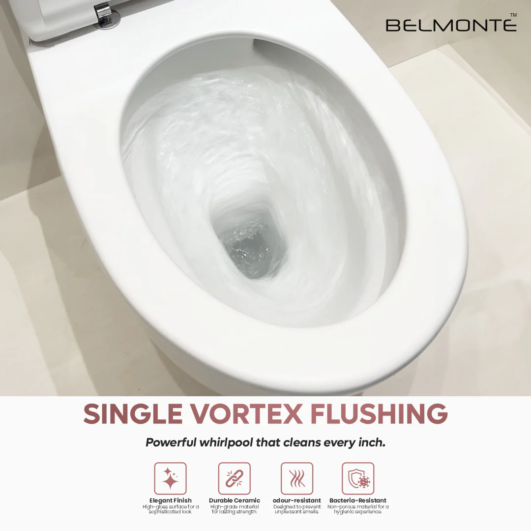 Floor Mounted Western Toilet (EWC Eddy) - Image 5