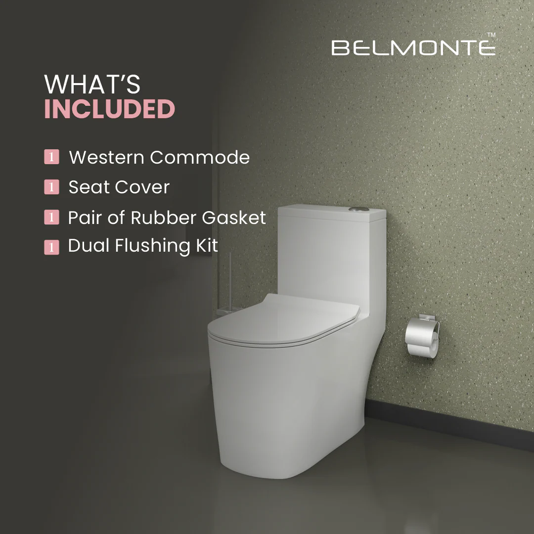 One Piece Western Toilet (Icon) - Image 5
