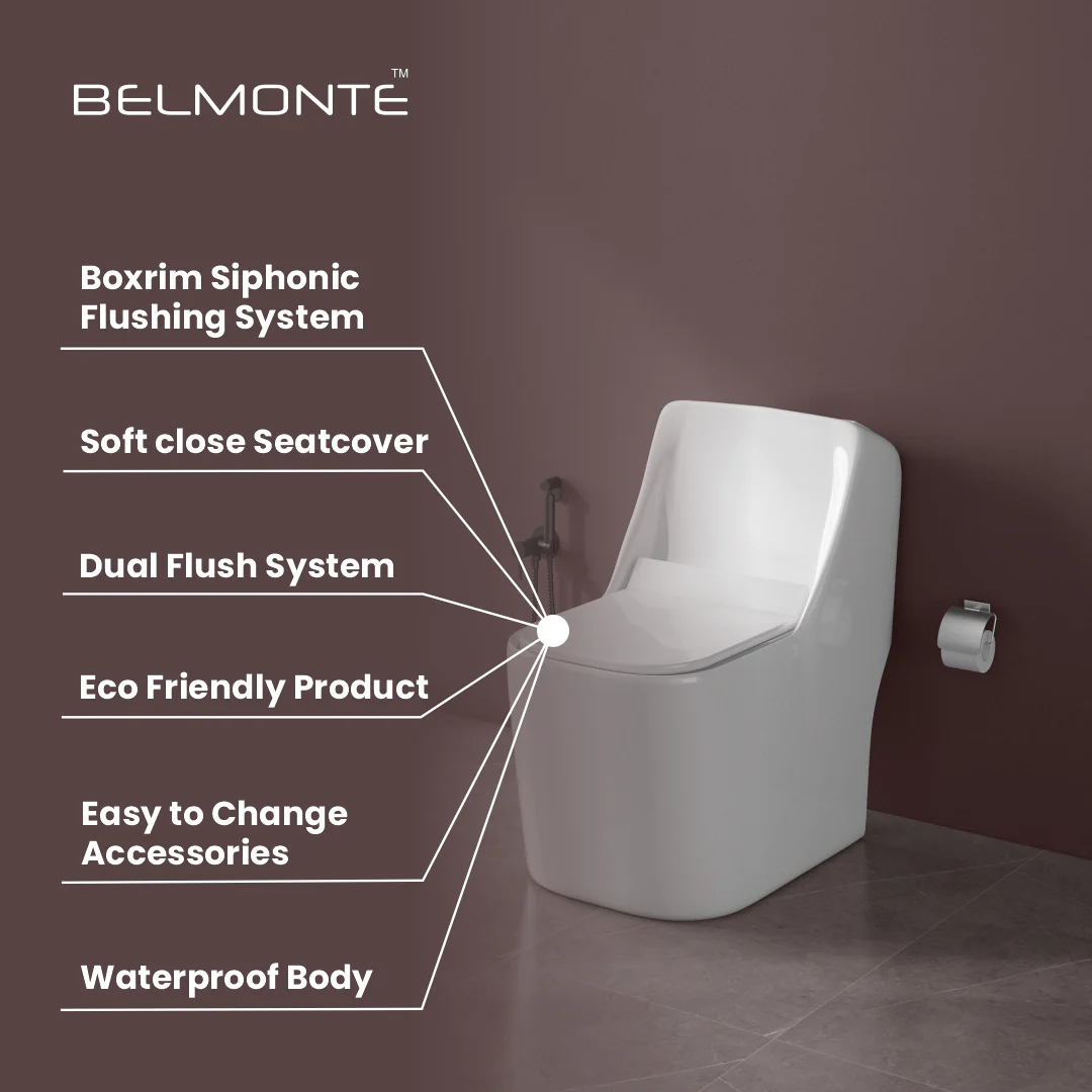 Single Piece Water Closet (Alfa) - Image 2