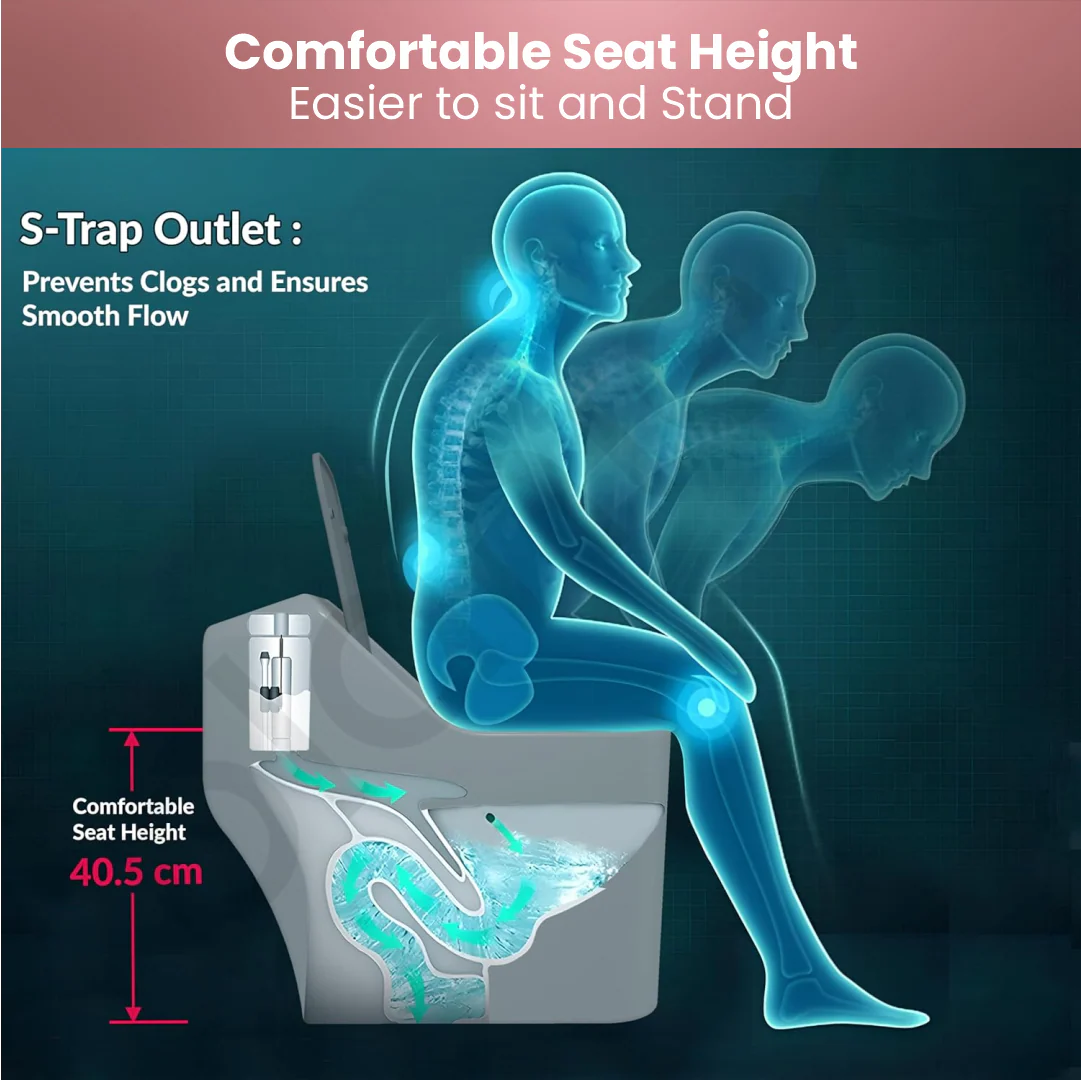 Single Piece Water Closet (Alfa) - Image 5