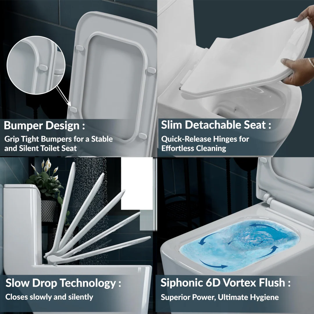 Single Piece Water Closet (Opal) - Image 5