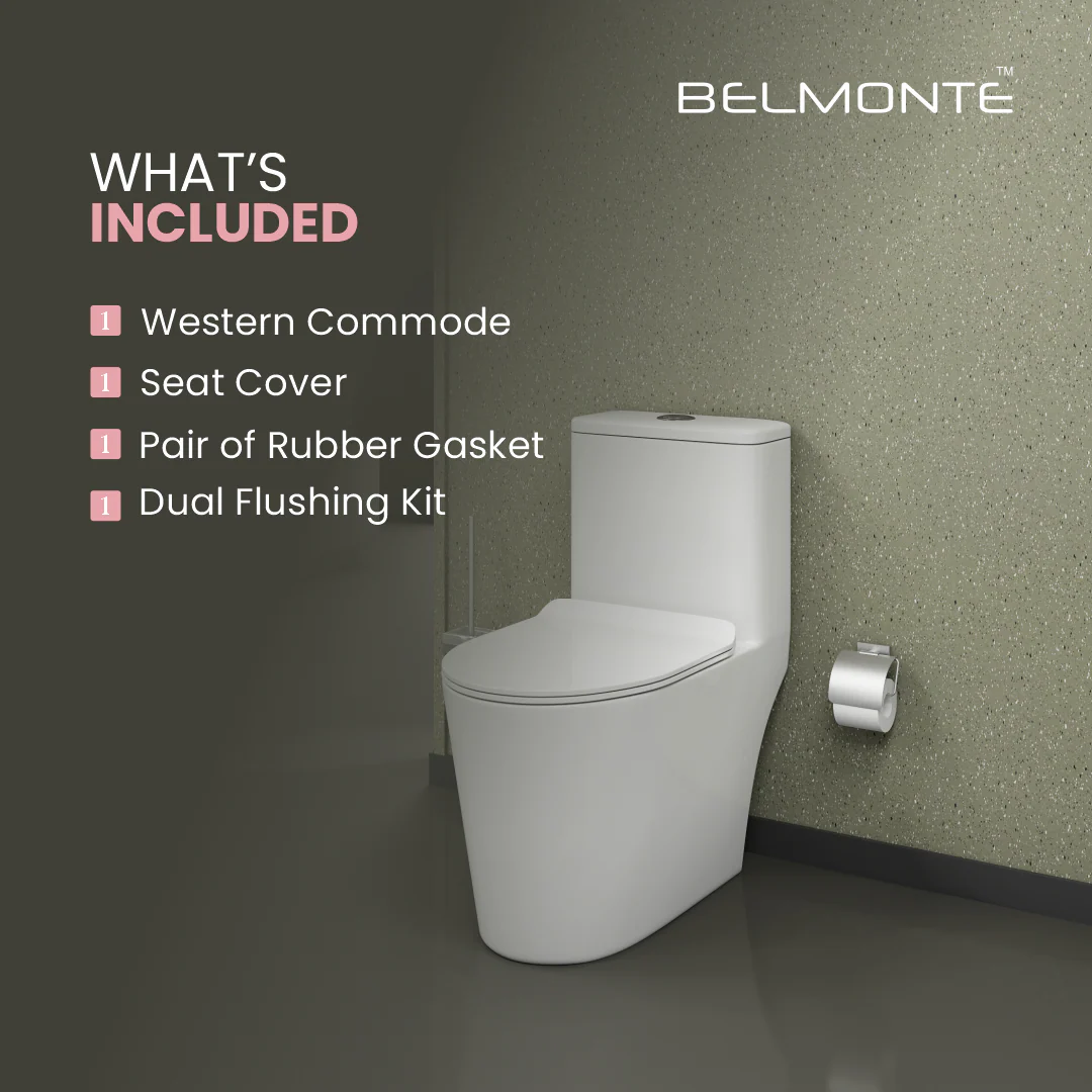 Single Piece Western Toilet (Victoria) - Image 5