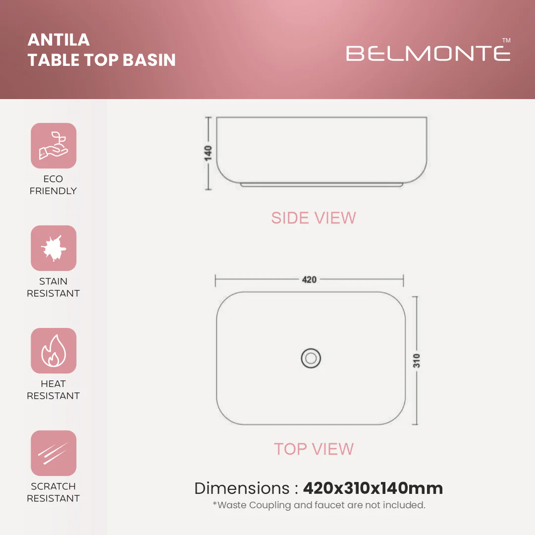 Table Top Basin (Antila) - Image 7