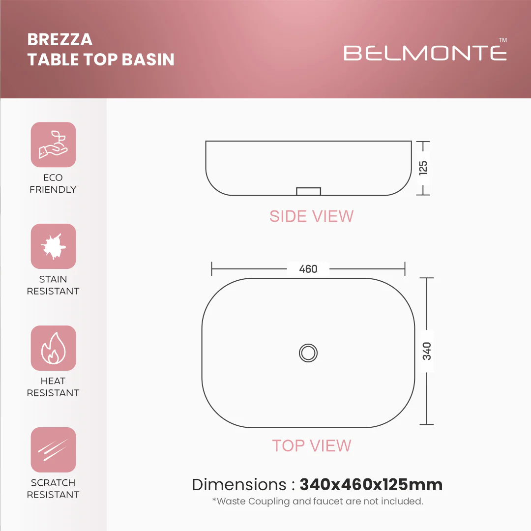 Table Top Basin (Brezza) - Image 3