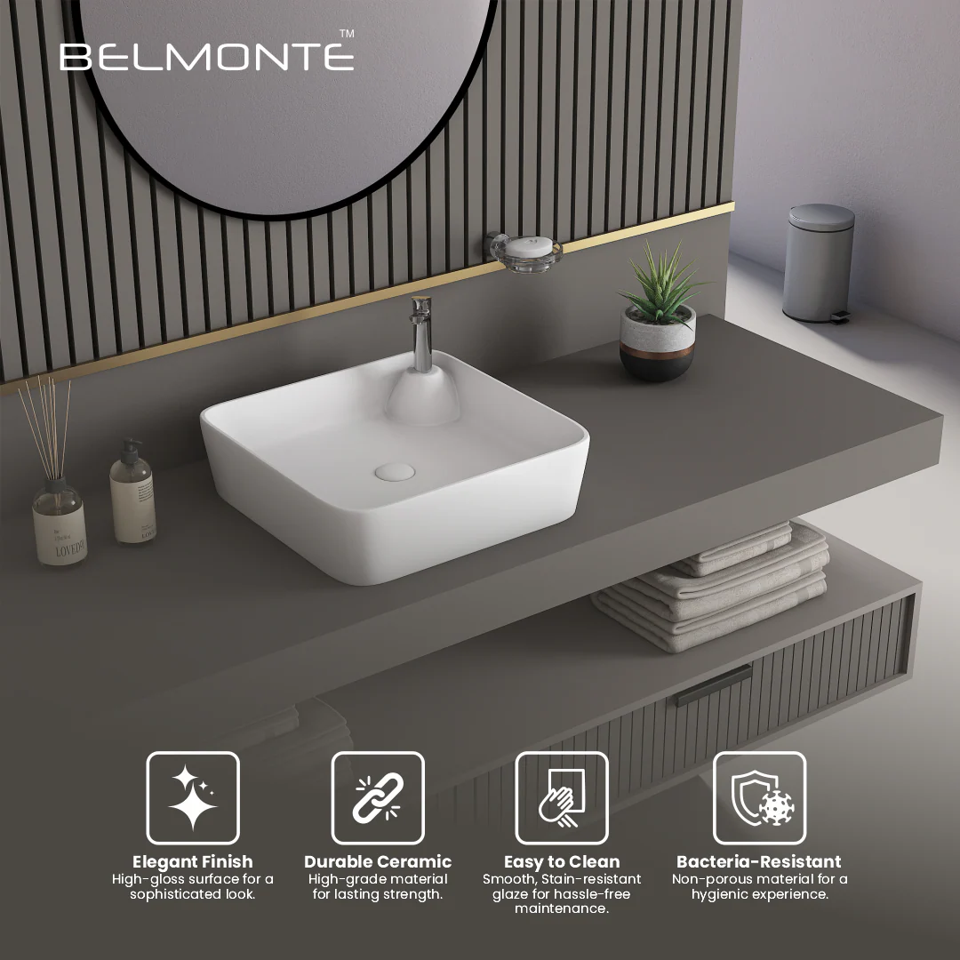 Table Top Basin (Carre) - Image 4