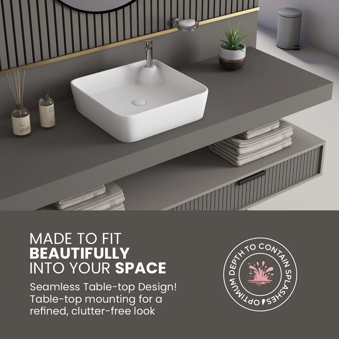 Table Top Basin (Carre) - Image 5