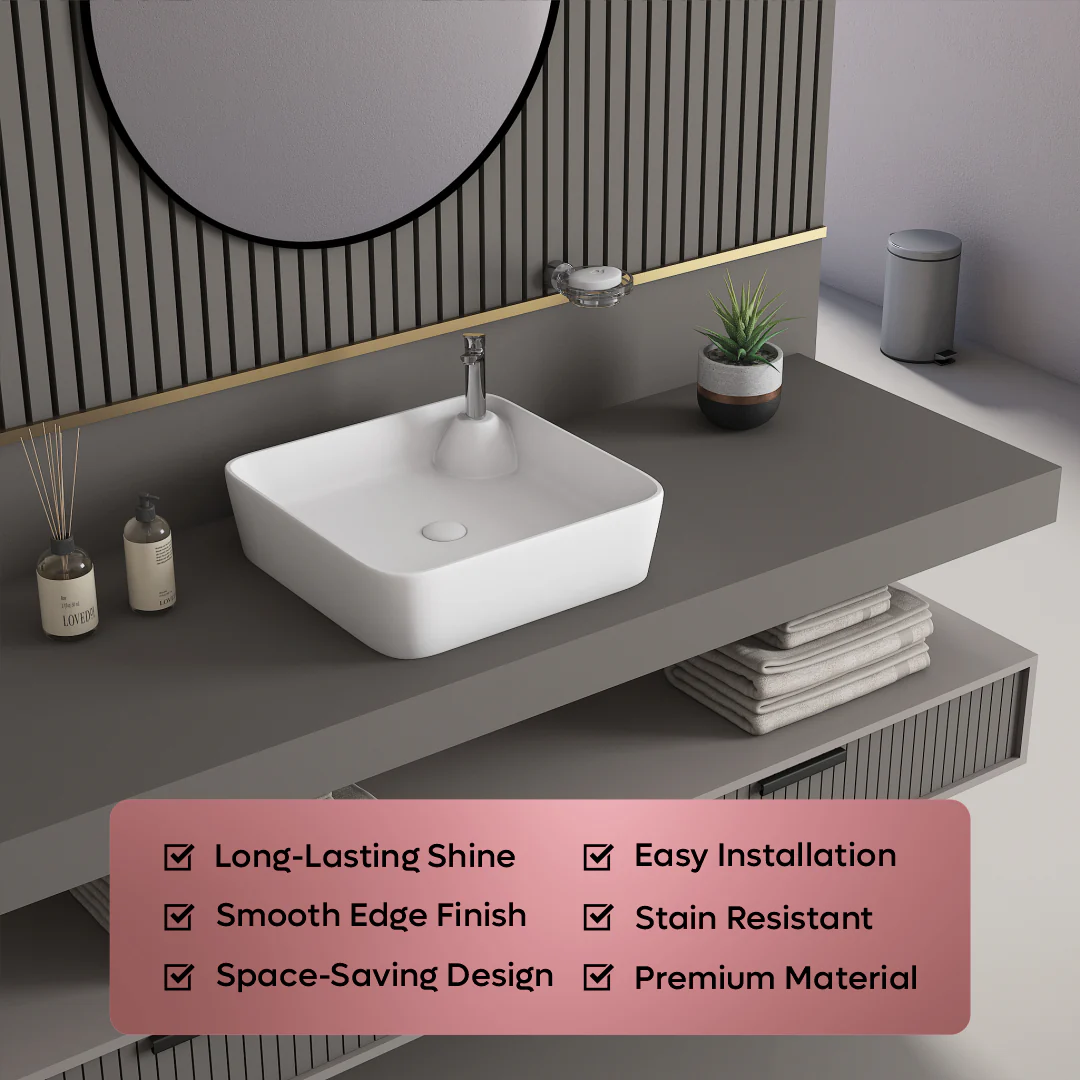 Table Top Basin (Carre) - Image 6