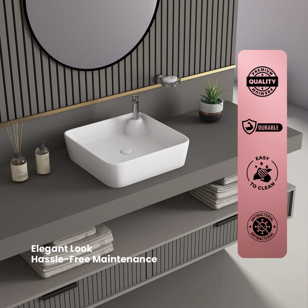 Table Top Basin (Carre) - Image 7