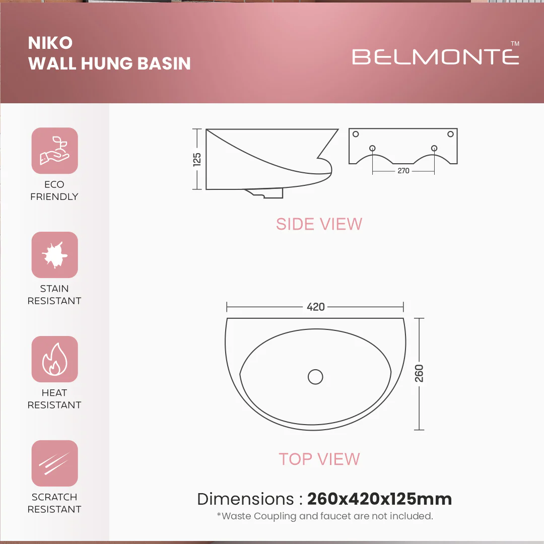 Toilet Wash Basin (Niko) - Image 7