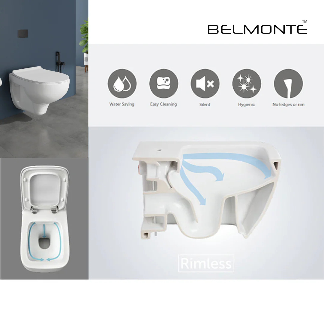 Wall Hung Commode (Mini) - Image 3