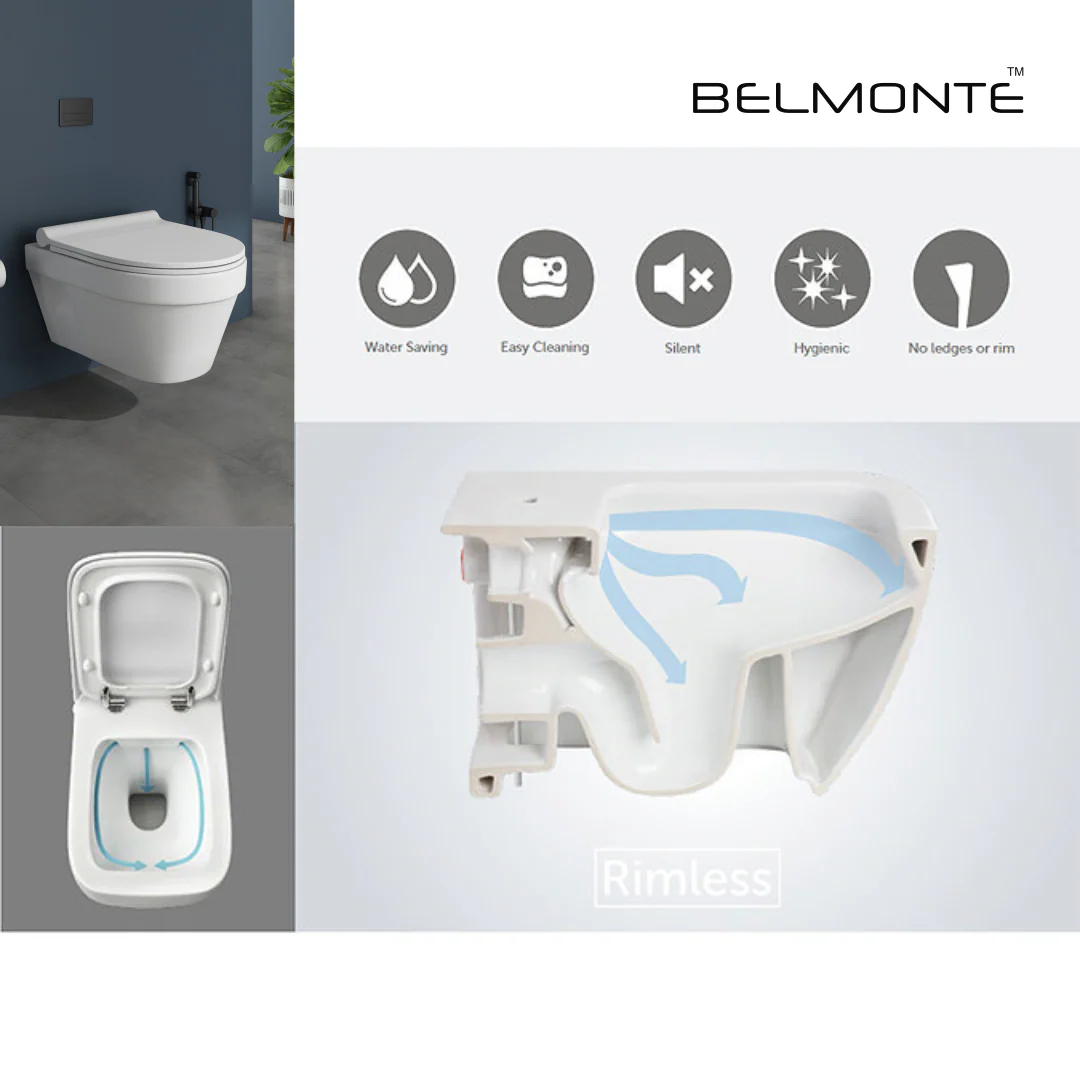 Wall Hung Commode (Retro) - Image 3
