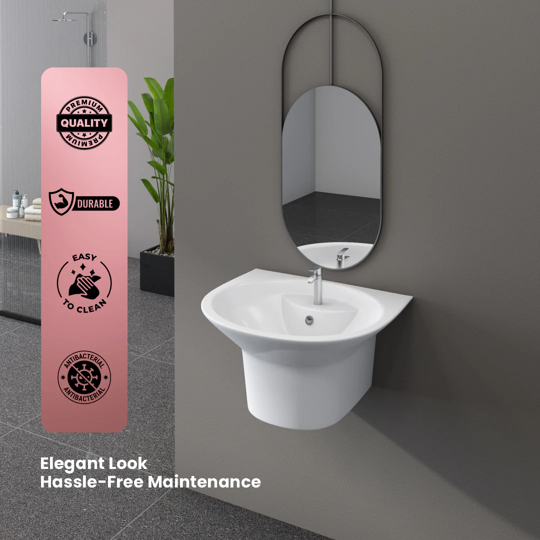 Wall Hung Half Basin (Rolex) - Image 7