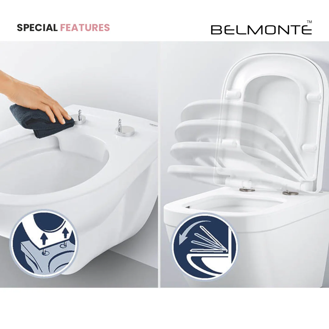 Wall Hung Toilet (Cera) - Image 4