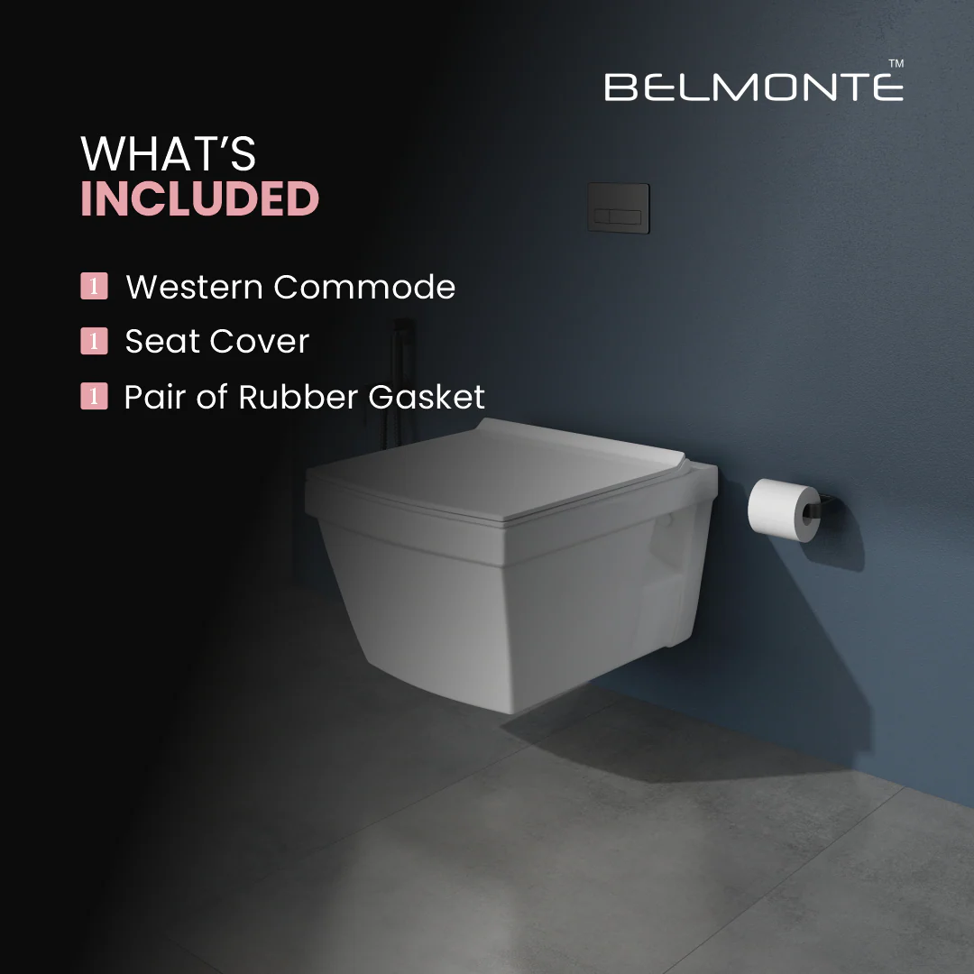 Wall Hung Toilet (Crenza) - Image 4