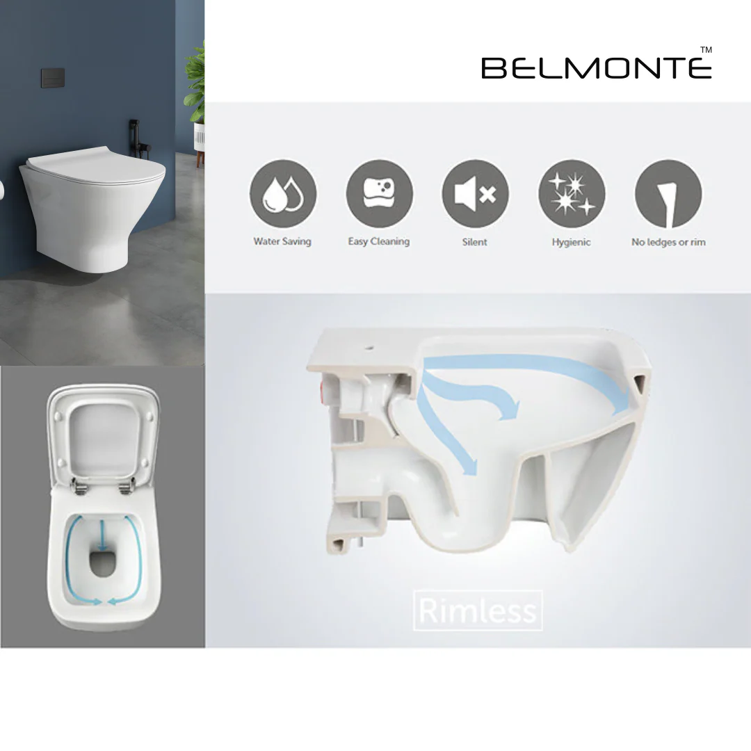 Wall Hung Wc (Sanitee) - Image 3
