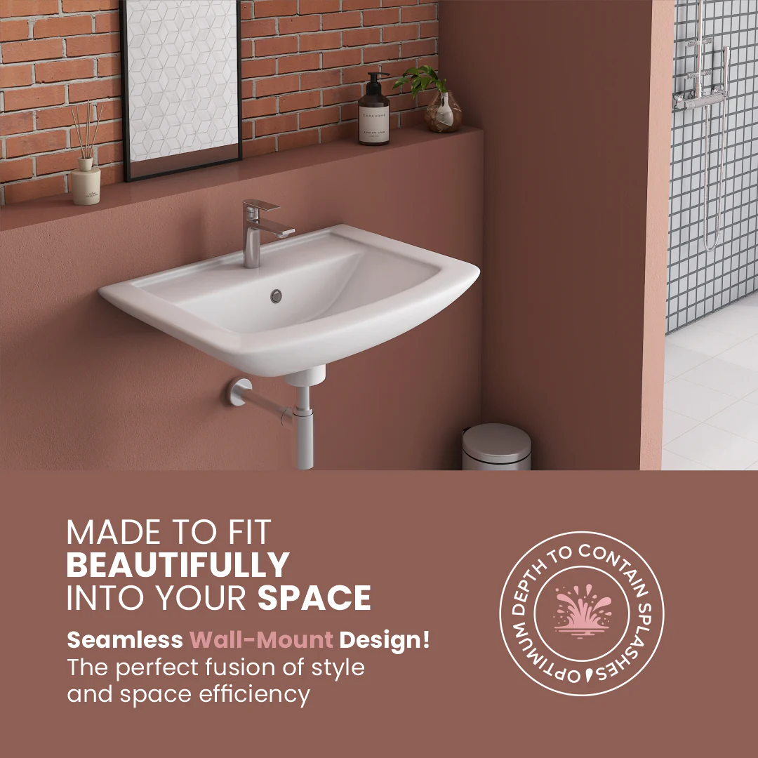 Wall Mounted Wash Basin (Lily) - Image 3