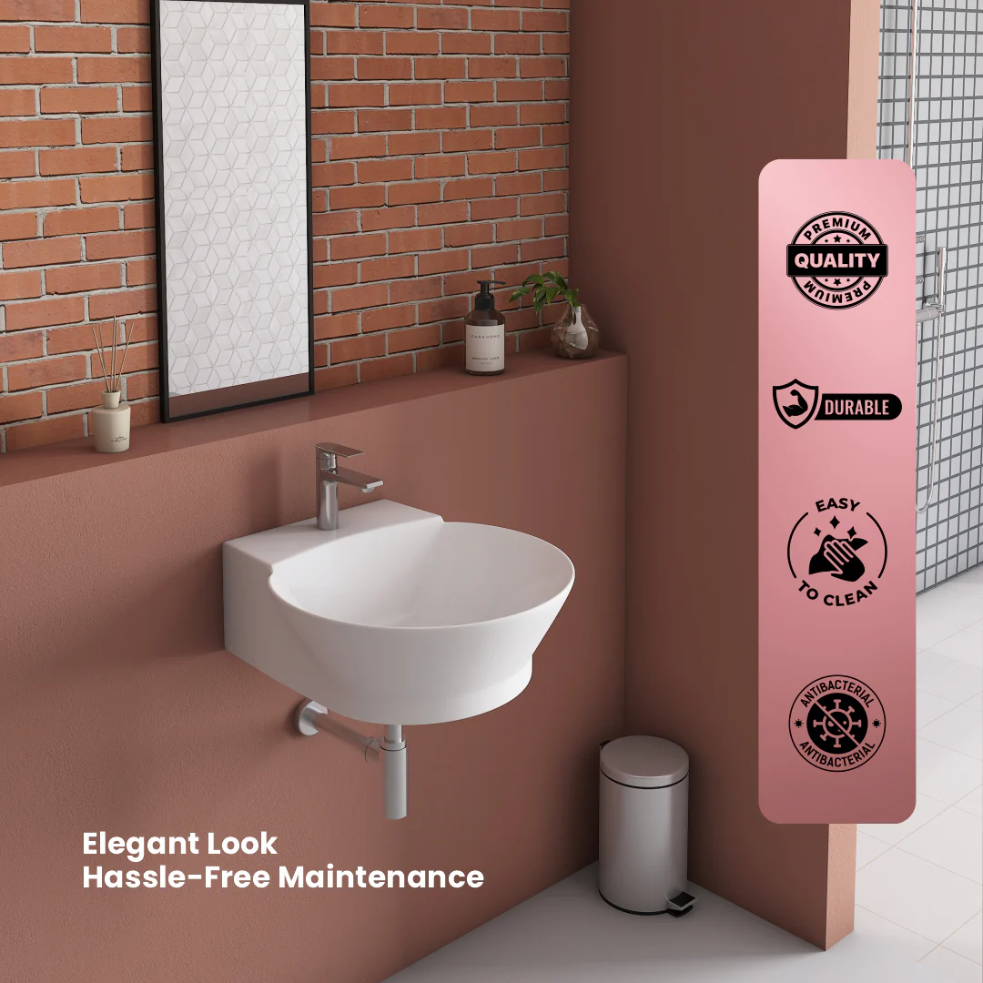 Wall Mounted Wash Basin (Liva) - Image 2