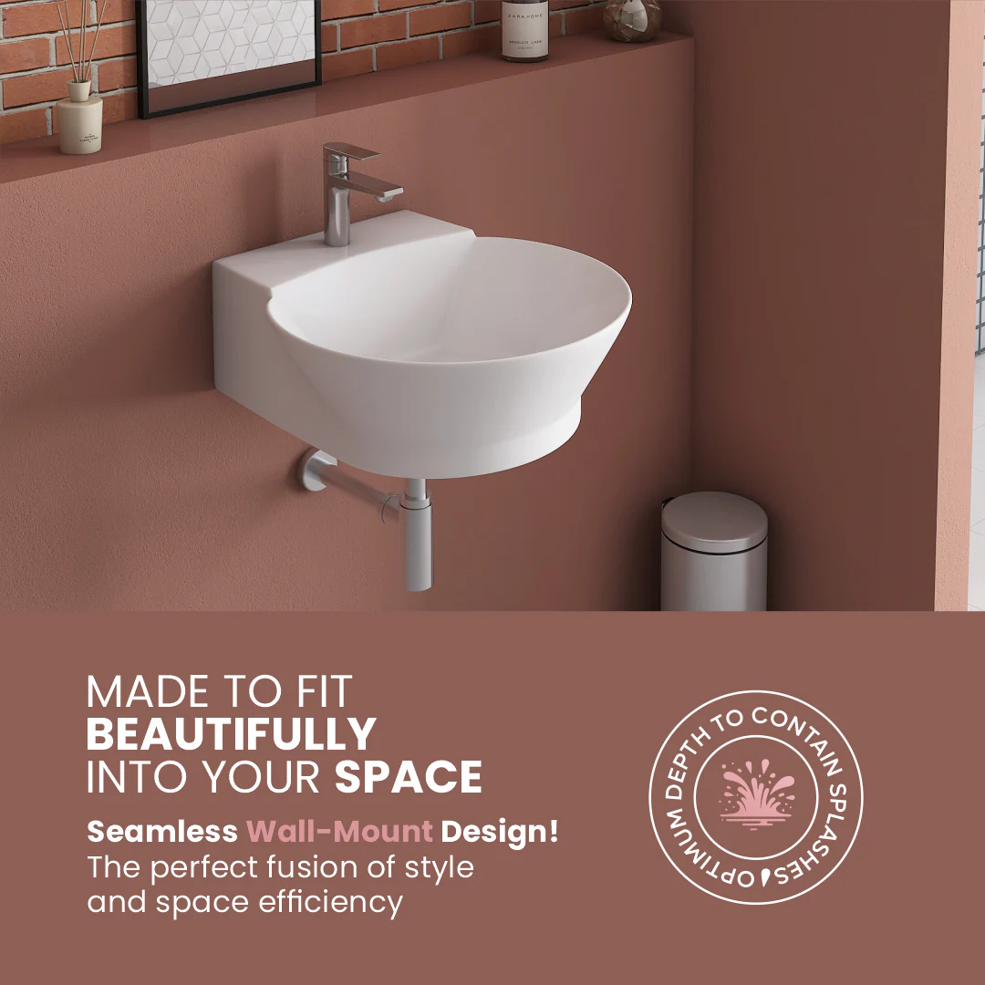Wall Mounted Wash Basin (Liva) - Image 3