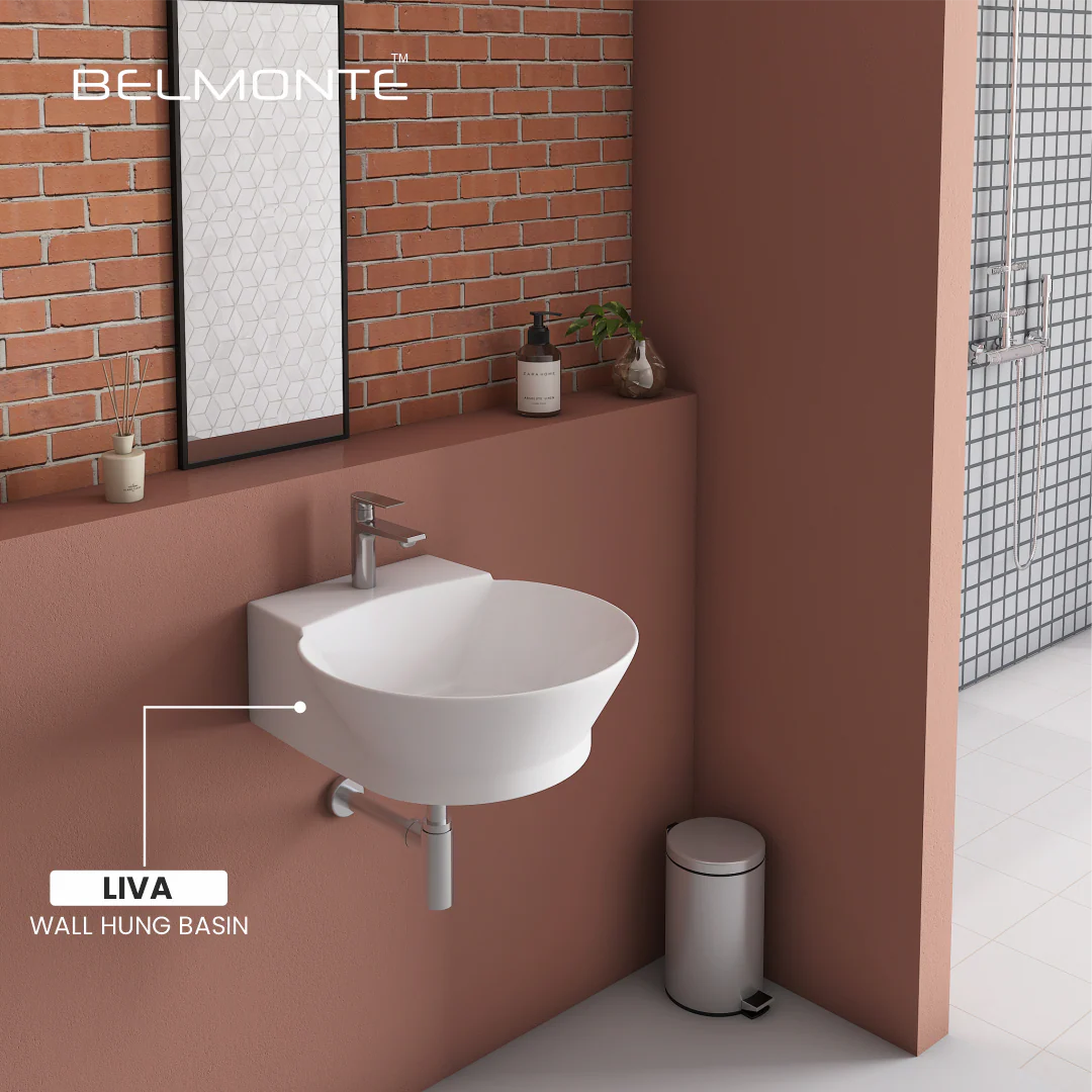 Wall Mounted Wash Basin (Liva) - Image 6
