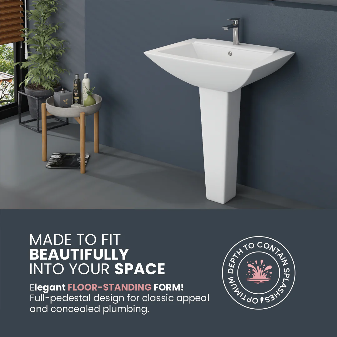 Wash Basin Pedestal Set (Altis) - Image 4