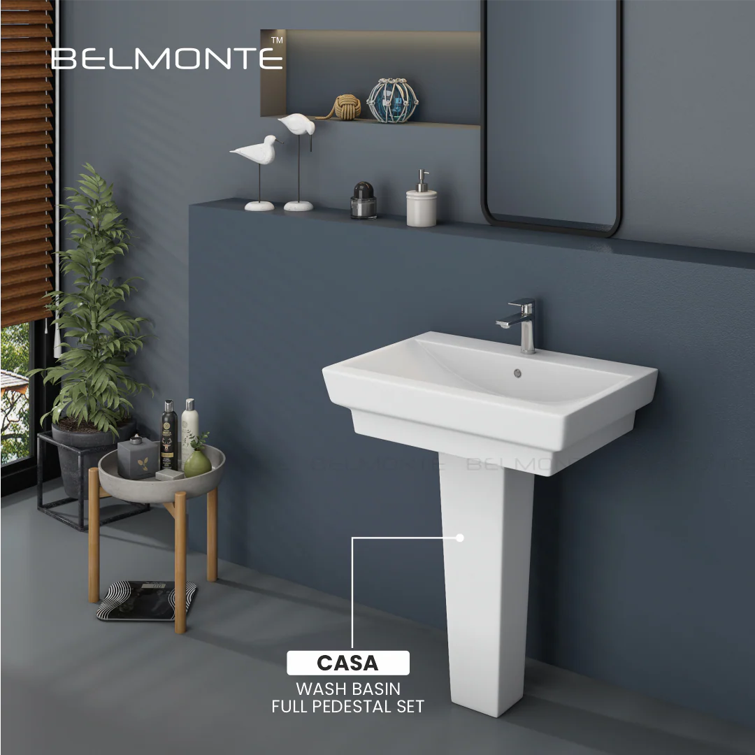 Wash Basin Pedestal Set (Casa) - Image 2