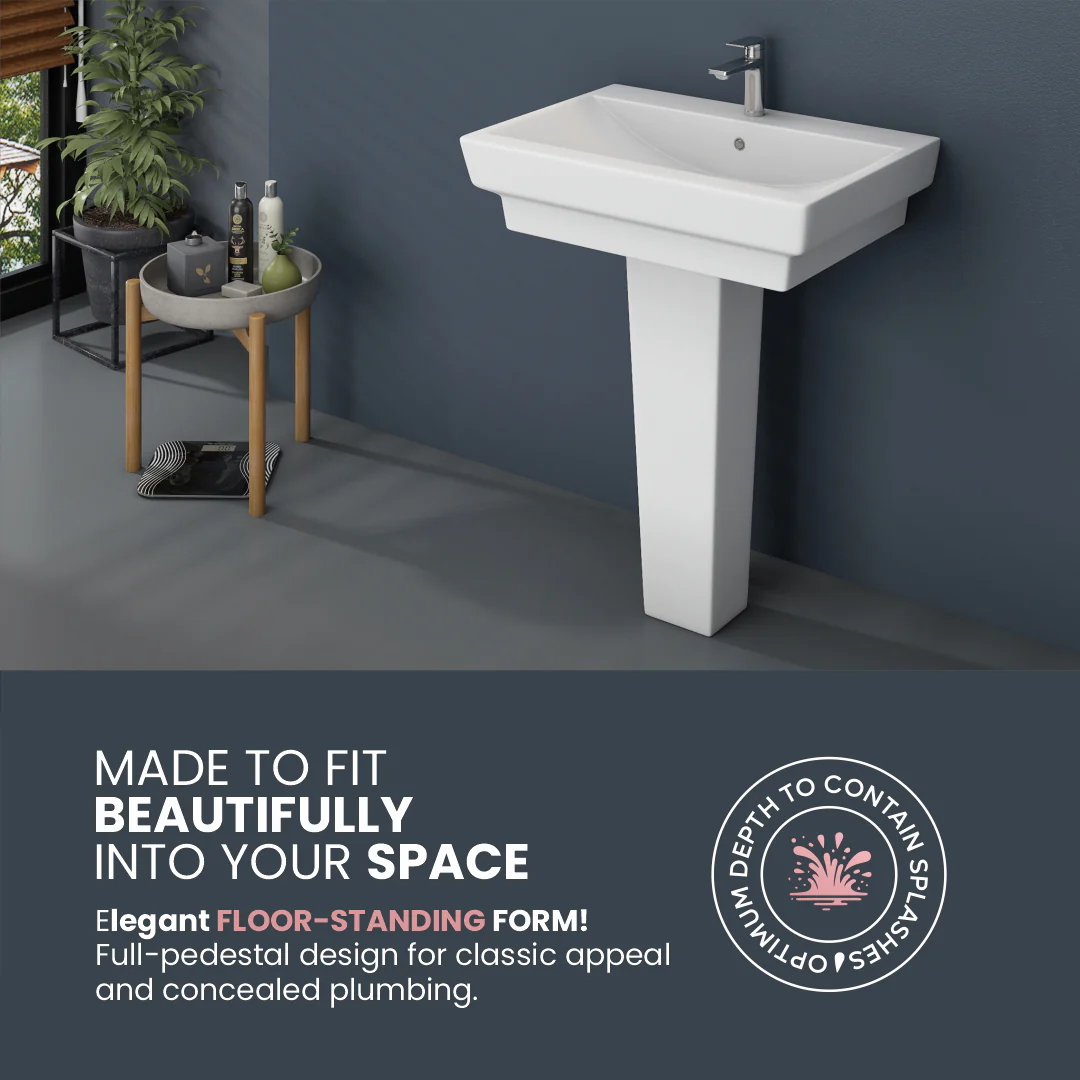 Wash Basin Pedestal Set (Casa) - Image 4