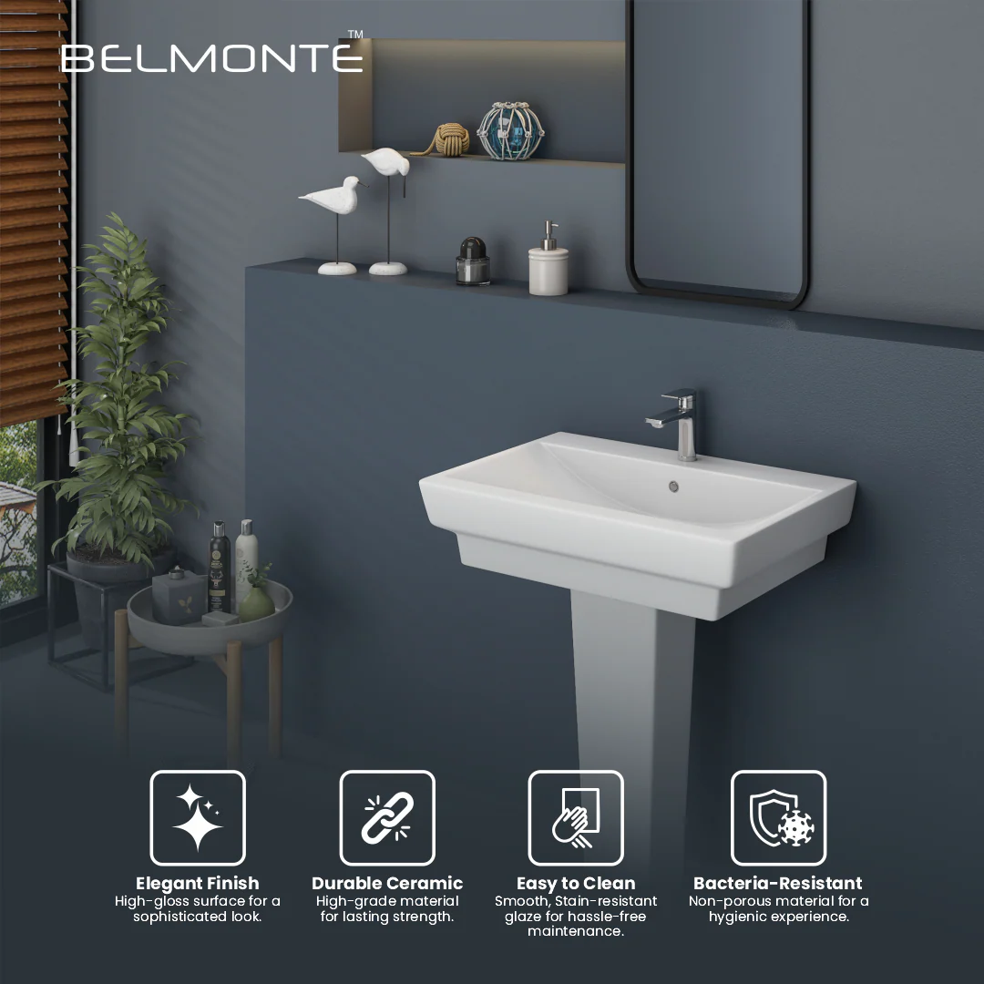Wash Basin Pedestal Set (Casa) - Image 7